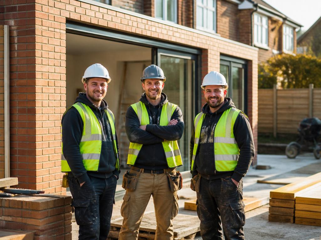 GVSB Ltd. builders team on a residential extension site